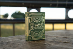 Green Monarch Playing Cards
