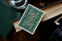 Green Monarch Playing Cards