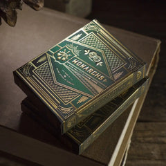 Green Monarch Playing Cards